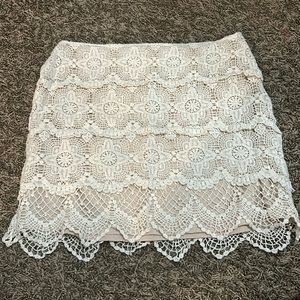 Cream/ off white color skirt